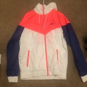 peach nike windbreaker